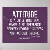 Football Attitude Poster (Voorkant)