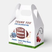 Football Baby shower Bedankdoosjes (Achterkant)
