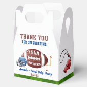 Football Baby shower Bedankdoosjes (Geopend)