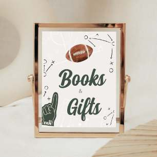 Football Baby shower Boeken en geschenken Poster