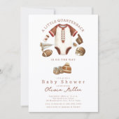 Football Baby Shower Invitation (Devant)