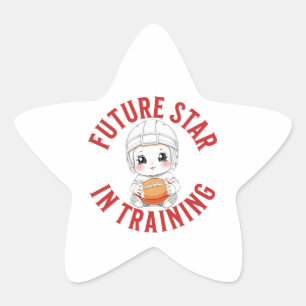 Football Baby Ster Sticker