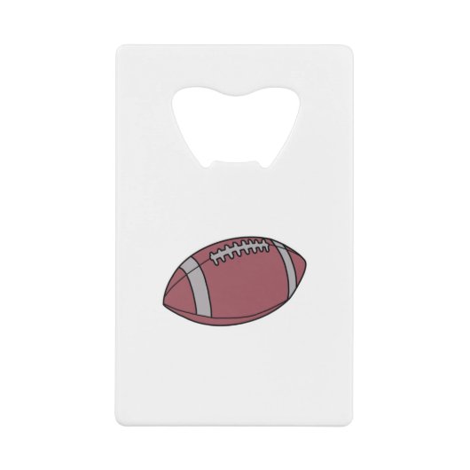 Football Ball Kredietkaart Flessenopener (Voorkant)