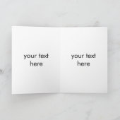 Football Ball Metal Carte Anniversaire (Intérieur)