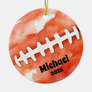 Football Ball Ornament, Ornament, Kinder Sport Keramisch Ornament