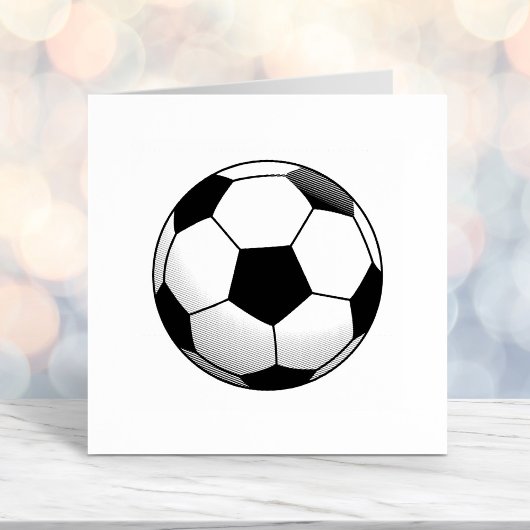 Football Ball, zelfinkend stempel