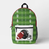 Football Bedrukte Rugzak (Voorkant)