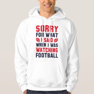 Football bekijken hoodie