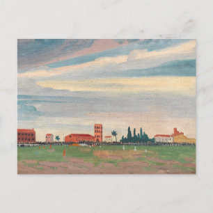 Football bij Collioure James Dickson Innes Briefkaart