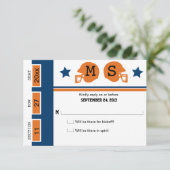 Football Billet Mariage RSVP (Debout devant)