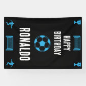 Football Birthday Banner (Horizontaal)