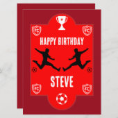 Football Birthday Banner (Voorkant / Achterkant)