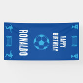 Football Birthday Banner (Horizontaal)