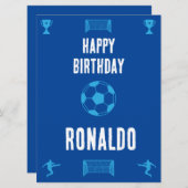 Football Birthday Banner (Voorkant / Achterkant)