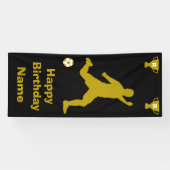 Football Birthday Banner (Horizontaal)