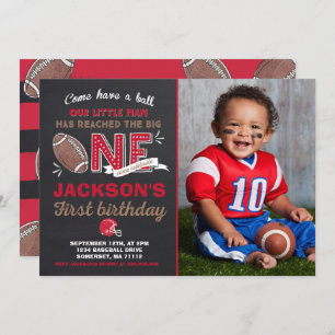 Football Birthday Invitation Football 1er Annivers