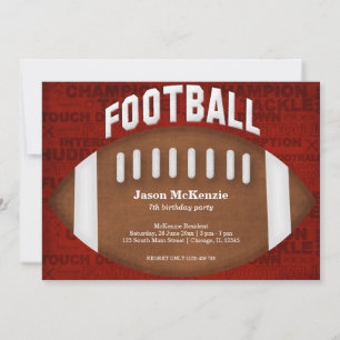 Football Birthday Kaart
