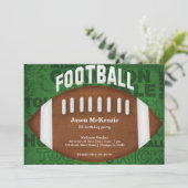 Football Birthday Kaart (Staand voorkant)