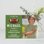 Football Birthday Kaart (Staand voorkant)