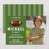 Football Birthday Kaart (Voorkant / Achterkant)