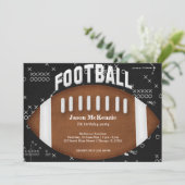 Football Birthday Kaart (Staand voorkant)