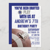 Football Birthday Kaart (Voorkant / Achterkant)