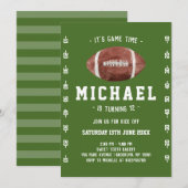 Football Birthday Kaart (Voorkant / Achterkant)