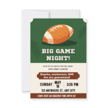 Football Birthday Party Invitation | Adult or Kids