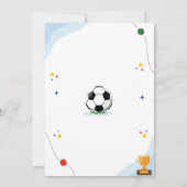 Football Birthday party Invitation template digite (Dos)
