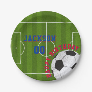 Football Birthday Party Papieren Bordje