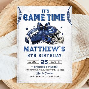 Football Birthday Uitnodiging
