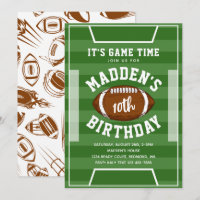 Football Birthday Uitnodiging | Uitnodiging tot Fo