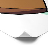 football blauw helm poster (Hoek)