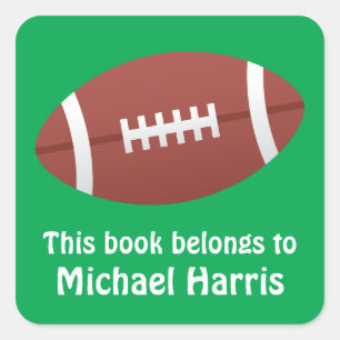 Football Boekenplaat Boekenlabel / label voor kind
