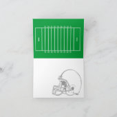 Football Bonne Carte Anniversaire (Intérieur)