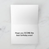 Football Bonne carte d'anniversaire (Intérieur)