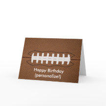 Football Bonne carte d'anniversaire