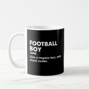 Football Boy Funny Definition Football Lover Koffiemok