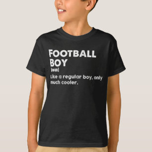 Football Boy Funny Definition Football Lover T-shirt