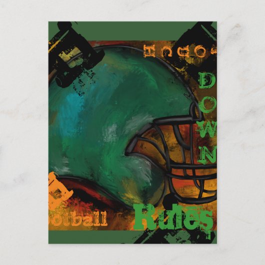 FOOTBALL BRIEFKAART (Voorkant)