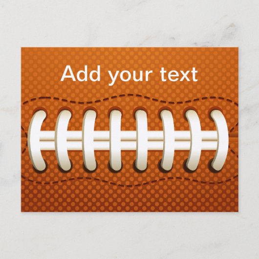 Football Briefkaart (Voorkant)