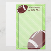 Football Briefpapier (Voorkant / Achterkant)