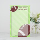 Football Briefpapier (Staand voorkant)