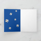 Football Bue Merci Coach Carte photo (Intérieur)