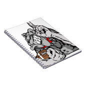football bulldog notitieboek (Rechterzijde)
