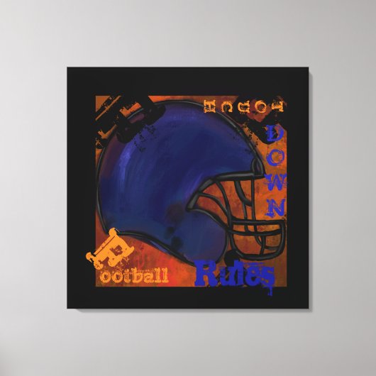 FOOTBALL CANVAS AFDRUK (Voorkant)