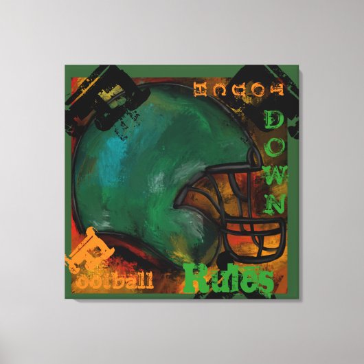 FOOTBALL CANVAS AFDRUK (Voorkant)