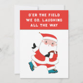 Football Cartes de fin de année de Noël (Devant)