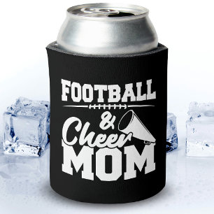 Football Cheer Moeder Middelbare School Sport Chee Blikjeskoeler
