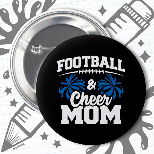 Football Cheer Squad School Sport Spelletjes Trots Ronde Button 5,7 Cm